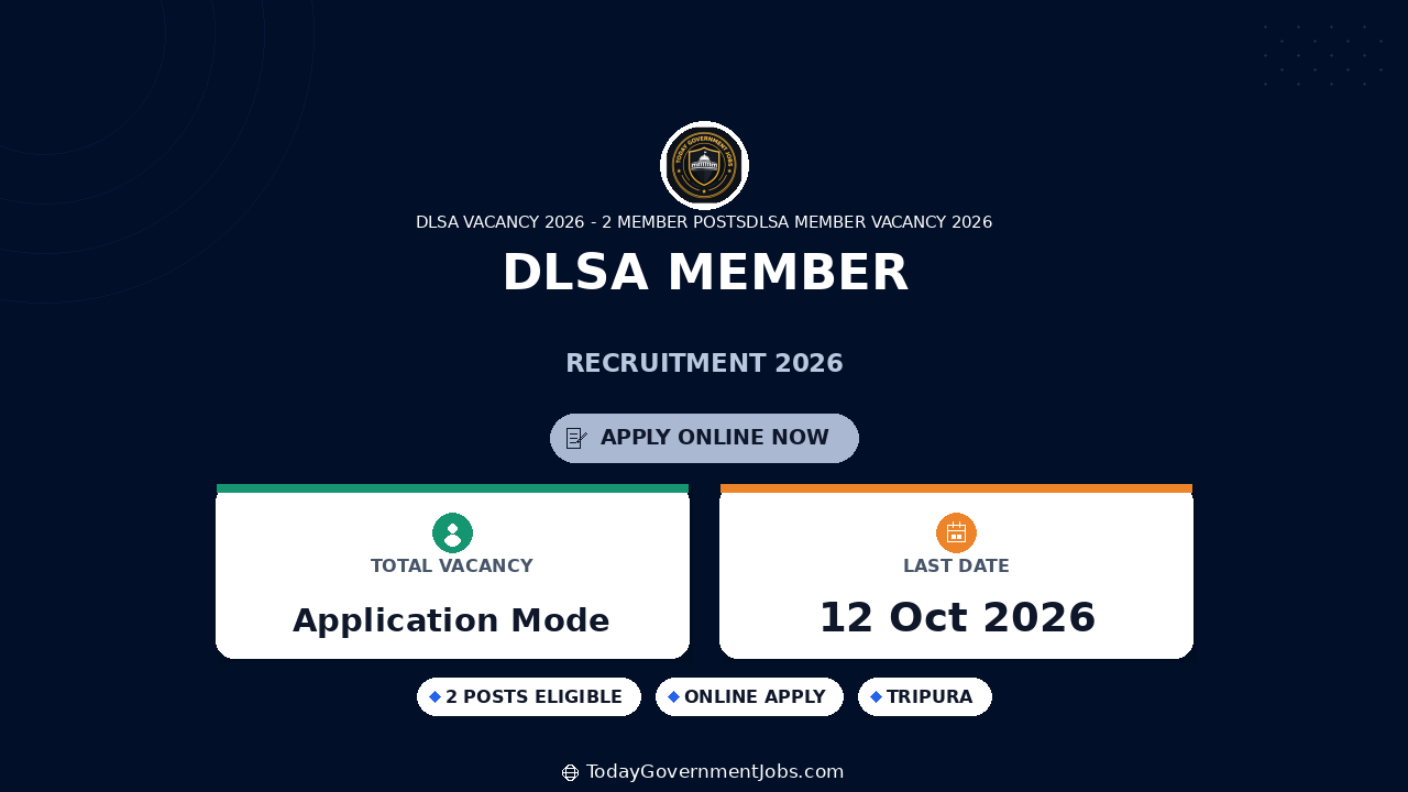 DLSA Member Recruitment 2026: Apply Offline